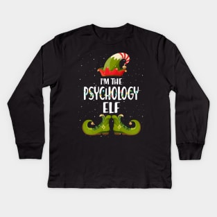 Im The Psychology Elf Christmas Kids Long Sleeve T-Shirt